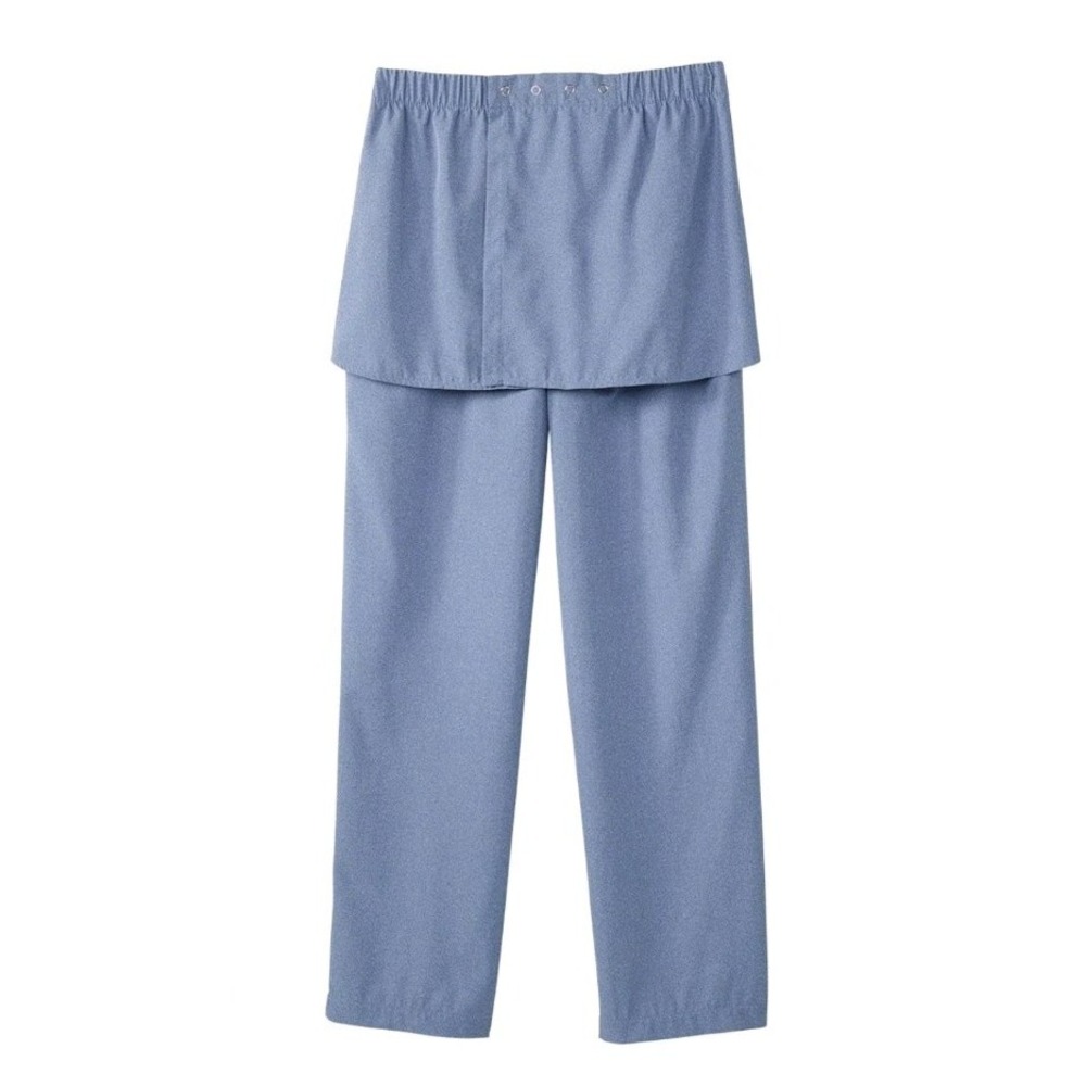 Silverts | Women's Open Back ‎ Gabardine Pant Adaptive Size L  BLUE